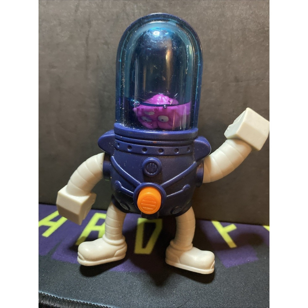 ToyQuest 2003 Floating Brain Stretch Screamers Water Dome Gag Toy Figure 5"